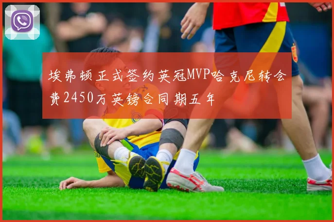 埃弗顿正式签约英冠MVP哈克尼转会费2450万英镑合同期五年